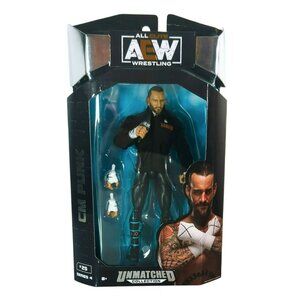 Jazwares AEW Unmatched Collection Series 4 CM Punk #25 Action Figure 2022